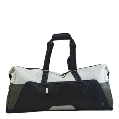 Women's Racket Bag Cream/forest Green/black