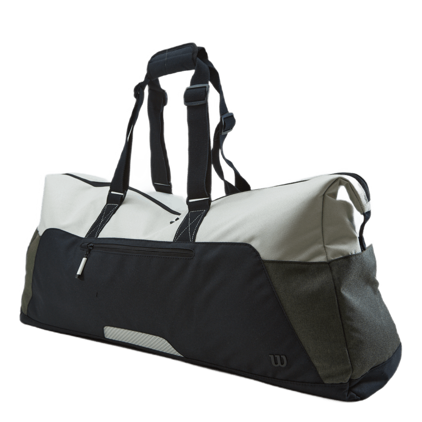 Women's Racket Bag Cream/forest Green/black