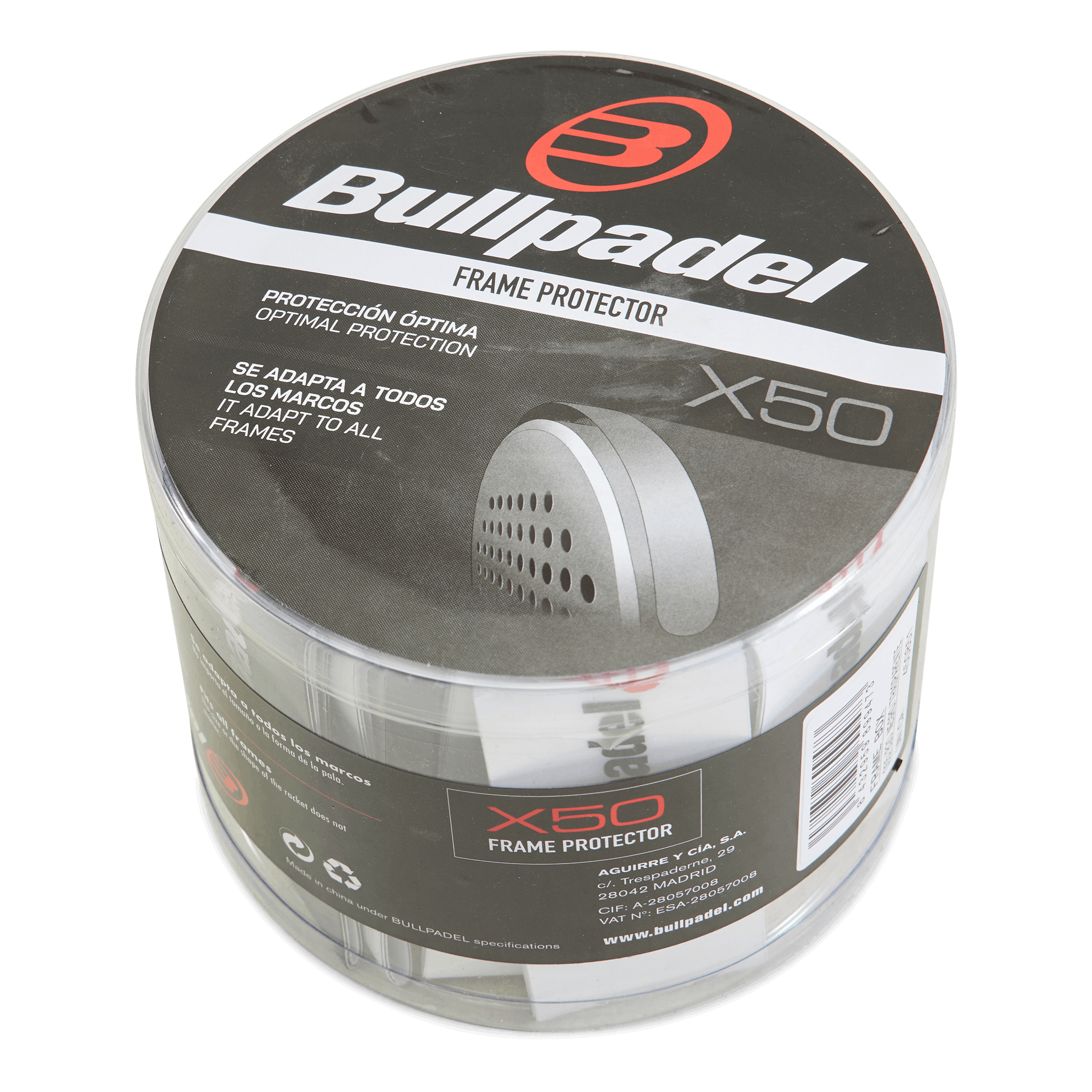 Bullpadel Racket Protector Bullpadel Frame Protector Box Black – Racketnow.com
