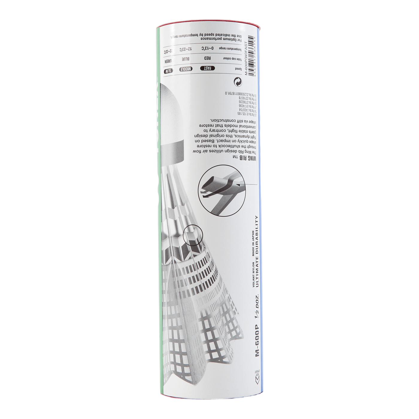 Mavis 600 6-pcs Tube White